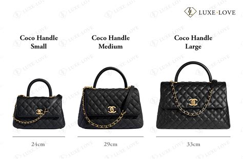 chanel coco 9.5 size|chanel coco handle reviews.